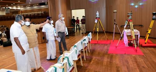 Workshop on Digital Survey in Kerala - Modern Survey Instruments Exhibition