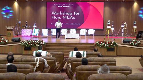 Workshop on Digital Survey in Kerala - Presentation by Director Survey